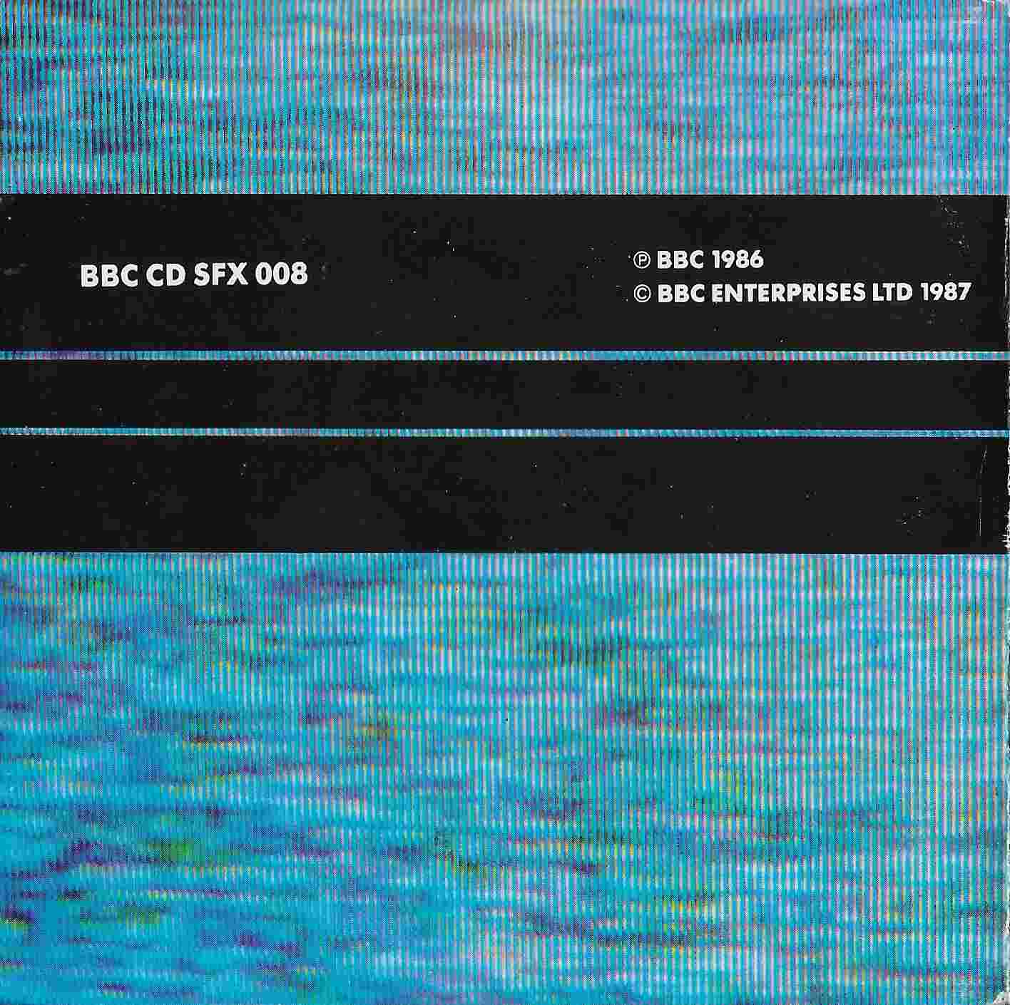 Middle of cover of BBCCD SFX008